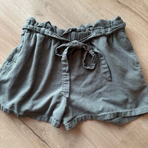 Aeropostale Women's Olive Green Shorts